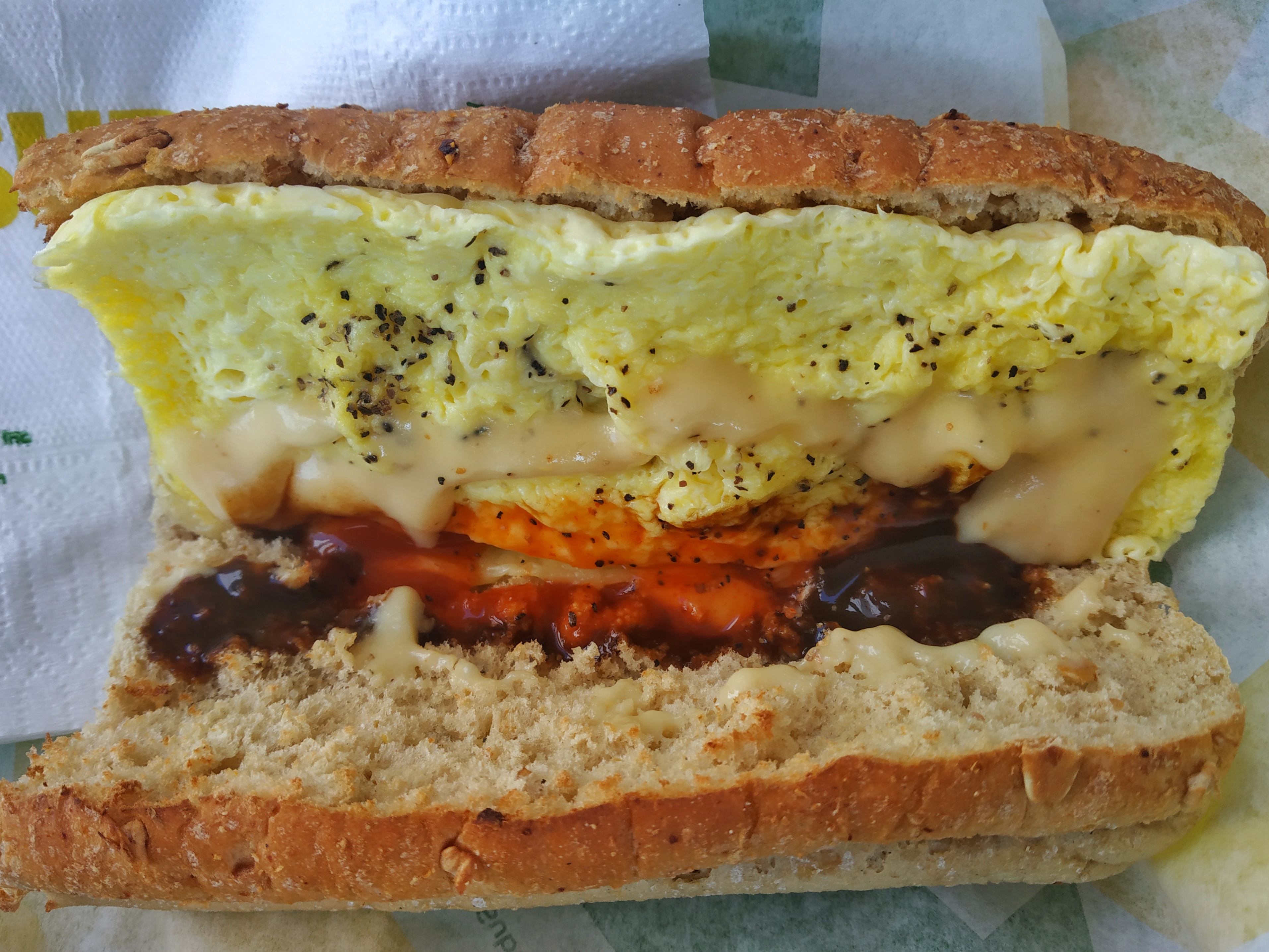 egg and cheese subway ganga rishikesh trip 
